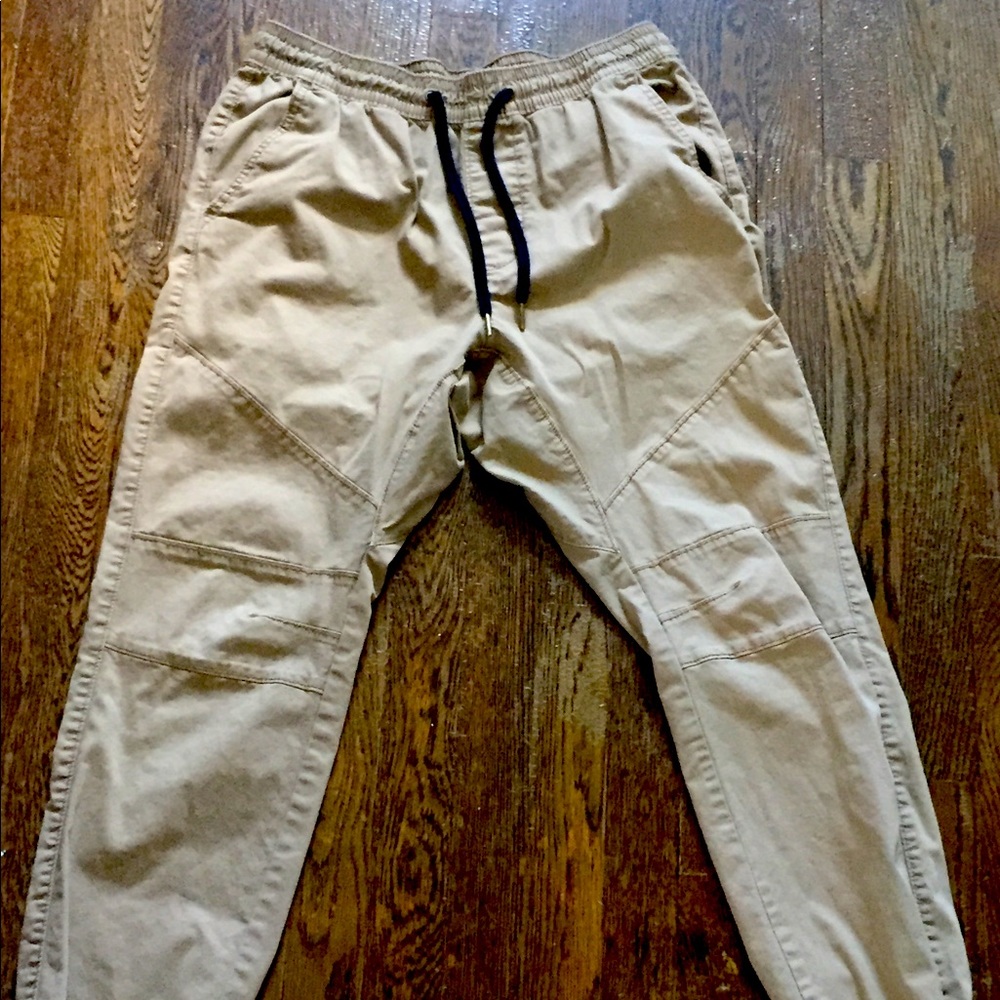 Khaki joggers